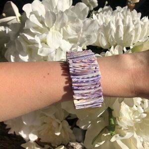 Purple Shell Bracelet